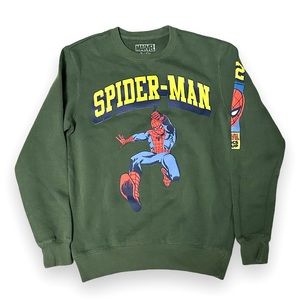 Men’s Vintage Marvel Spider-Man Sweatshirt | Small